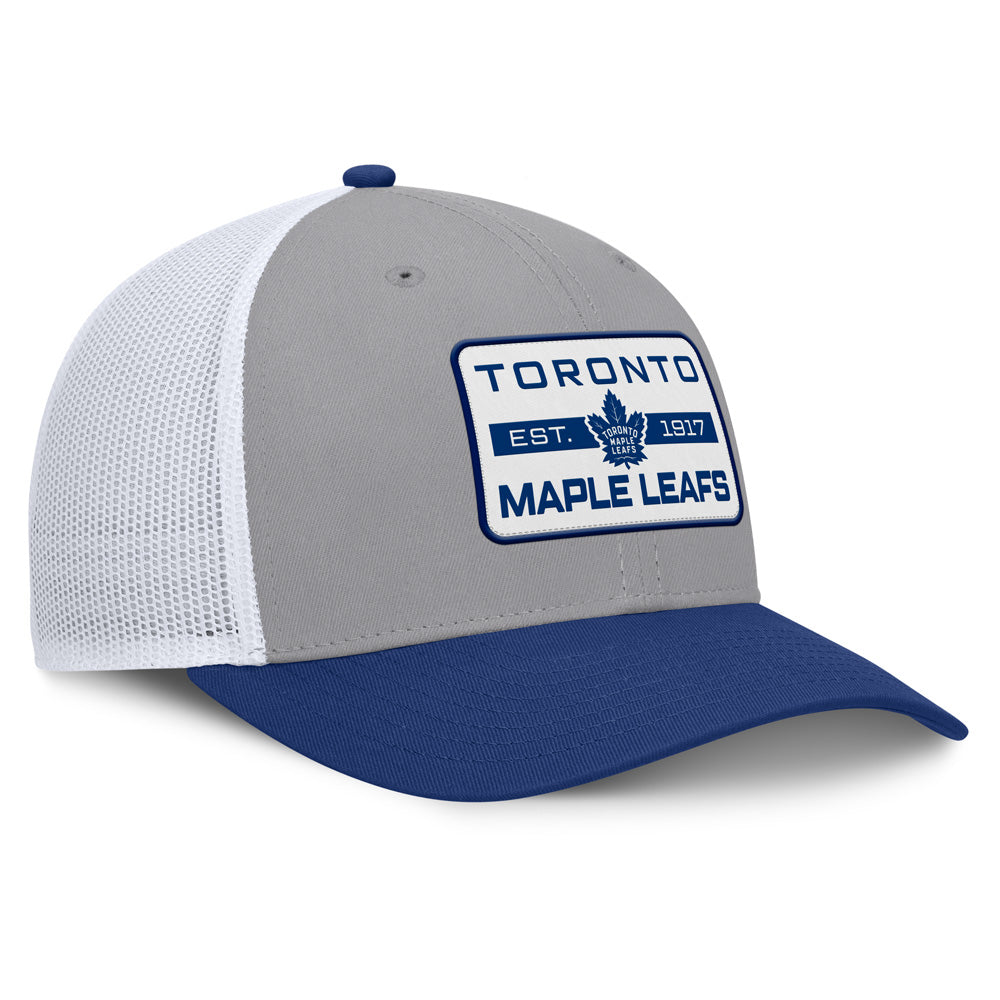 Fanatics Toronto Maple Leafs Midcrown Grey Hat