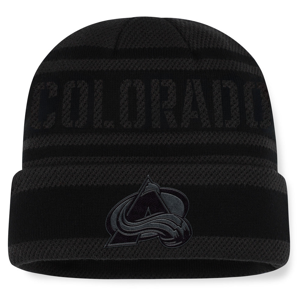 Fanatics Colorado Avalanche NHL Recon Men's Black Beanie