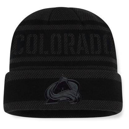 Fanatics Colorado Avalanche NHL Recon Men's Black Beanie