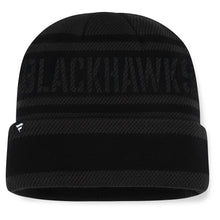Fanatics Chicago Blackhawks NHL Recon Men's Black Beanie