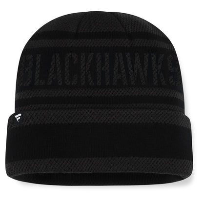 Fanatics Chicago Blackhawks NHL Recon Men's Black Beanie