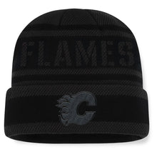 Fanatics Calgary Flames NHL Recon Men's Black Beanie