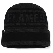Fanatics Calgary Flames NHL Recon Men's Black Beanie