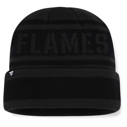 Fanatics Calgary Flames NHL Recon Men's Black Beanie