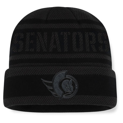 Fanatics Ottawa Senators NHL Recon Men's Black Beanie