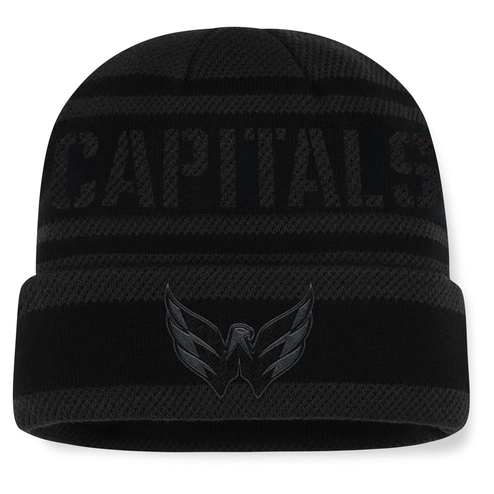 Fanatics Washington Capitals NHL Recon Men's Black Beanie