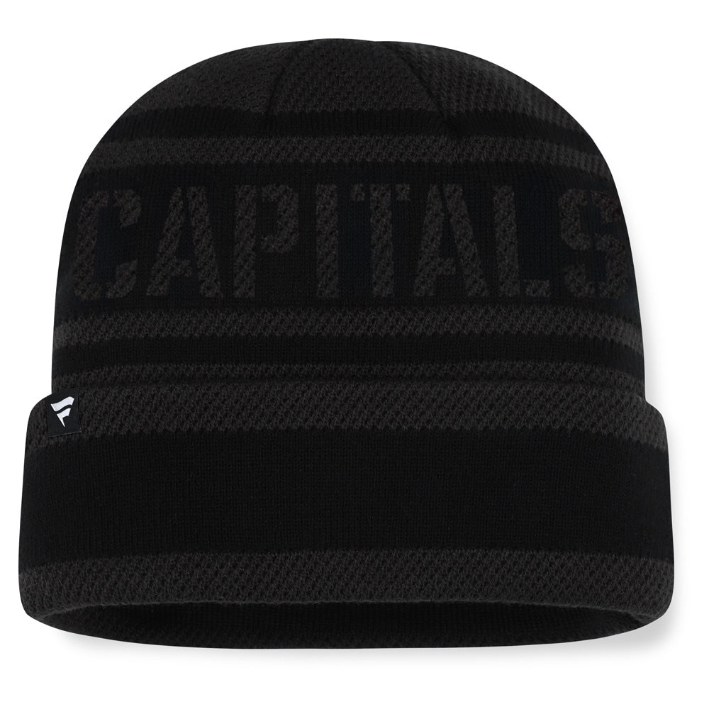 Fanatics Washington Capitals NHL Recon Men's Black Beanie