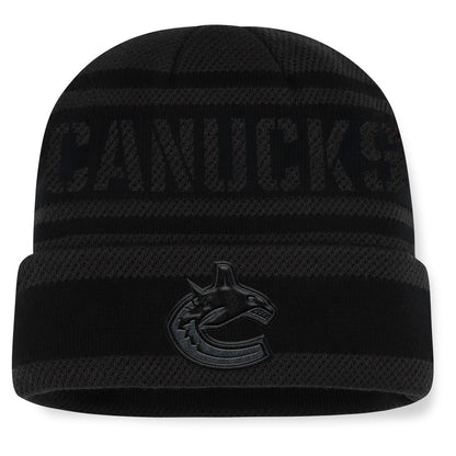 Fanatics Vancouver Canucks NHL Recon Men's Black Beanie
