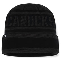 Fanatics Vancouver Canucks NHL Recon Men's Black Beanie