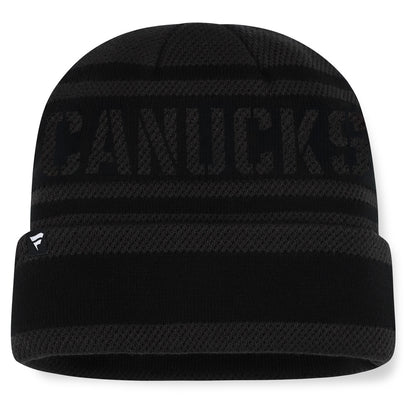 Fanatics Vancouver Canucks NHL Recon Men's Black Beanie