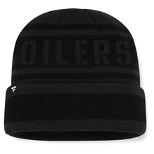 Fanatics Edmonton Oilers NHL Recon Men's Black Beanie