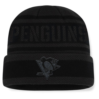 Fanatics Pittsburgh Penguins NHL Recon Men's Black Beanie