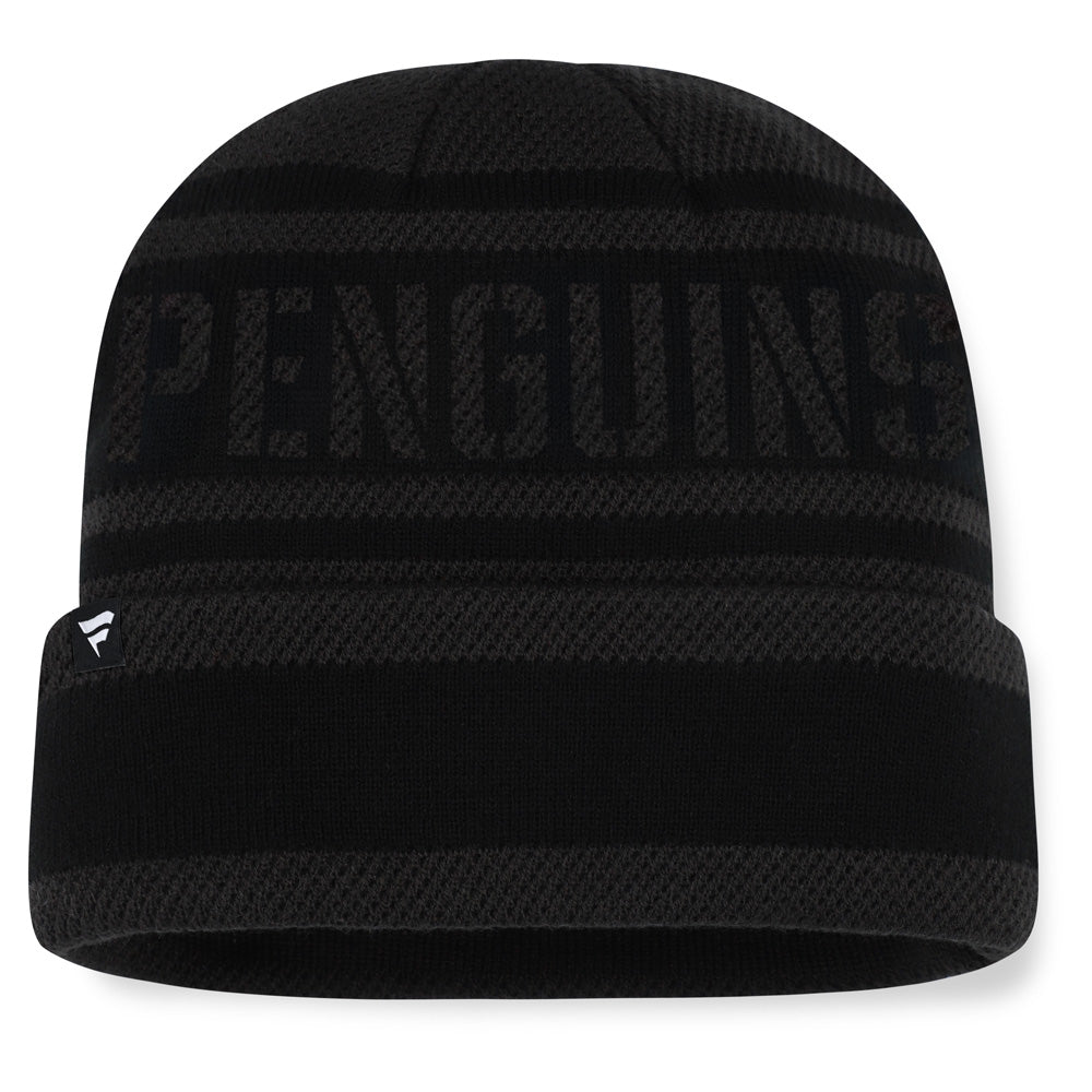 Fanatics Pittsburgh Penguins NHL Recon Men's Black Beanie