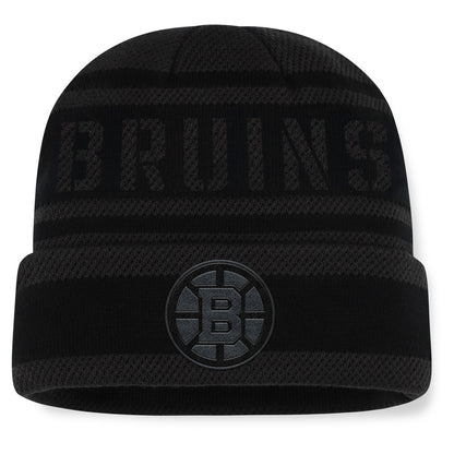 Fanatics Boston Bruins NHL Recon Men's Black Beanie