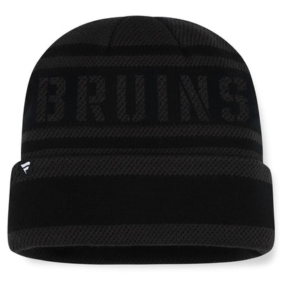 Fanatics Boston Bruins NHL Recon Men's Black Beanie
