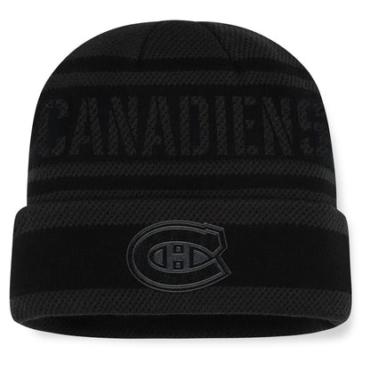 Fanatics Montreal Canadiens NHL Recon Men's Black Beanie