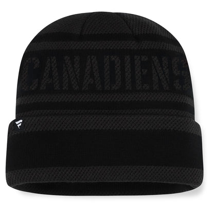 Fanatics Montreal Canadiens NHL Recon Men's Black Beanie