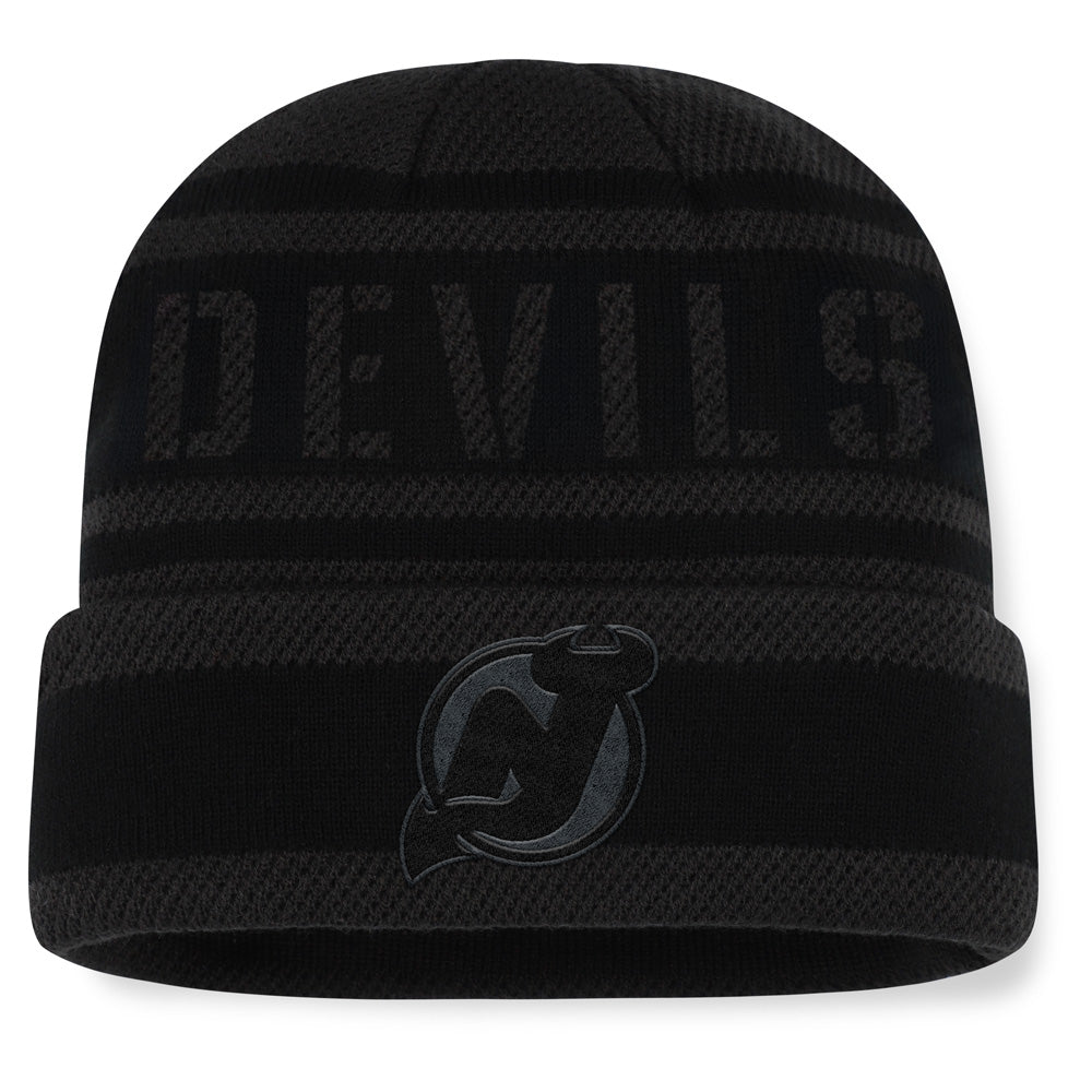 Fanatics New Jersey Devils NHL Recon Men's Black Beanie