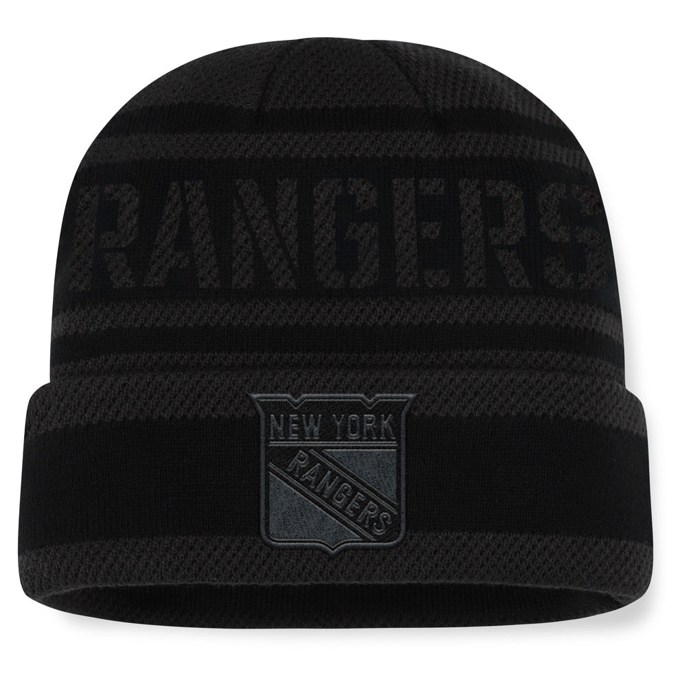 Fanatics New York Rangers NHL Recon Men's Black Beanie