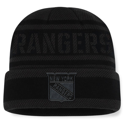 Fanatics New York Rangers NHL Recon Men's Black Beanie