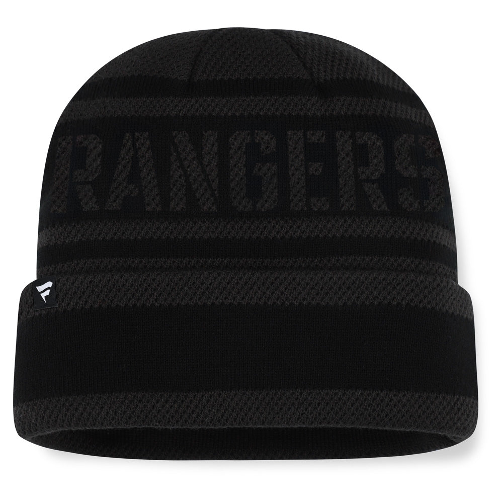 Fanatics New York Rangers NHL Recon Men's Black Beanie