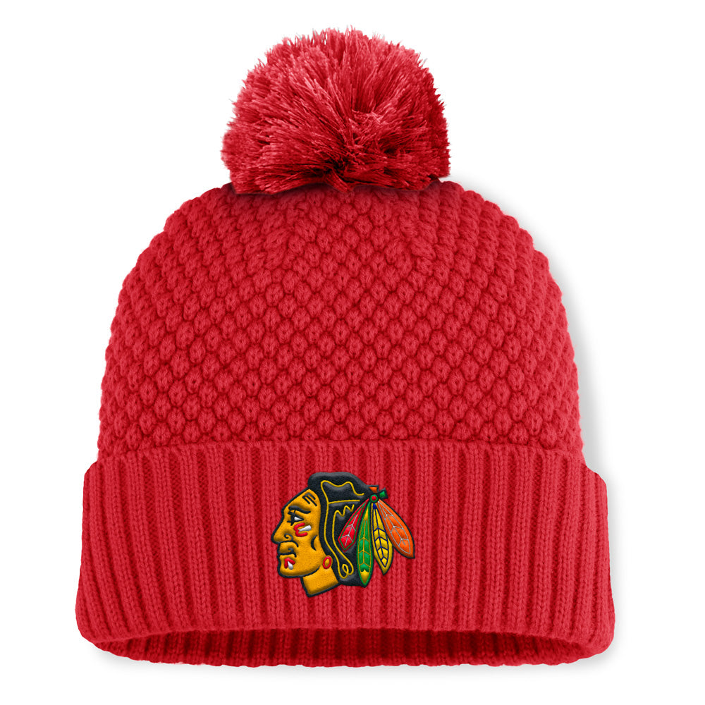 Fanatics Chicago Blackhawks NHL Bubble Women's Red Toque