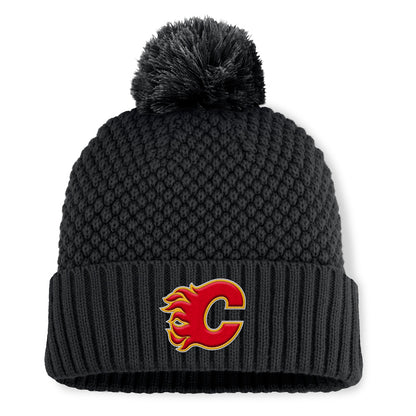 Fanatics Calgary Flames NHL Bubble Women's Black Toque