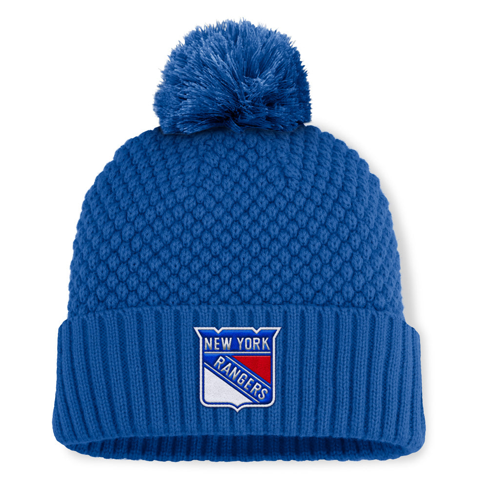 Fanatics New York Rangers NHL Bubble Women's Blue Toque