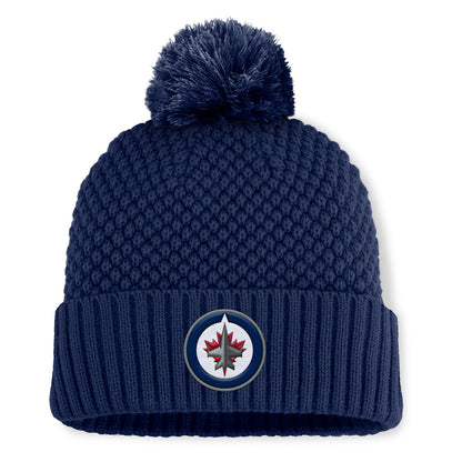 Fanatics Winnipeg Jets NHL Bubble Women's Navy Toque