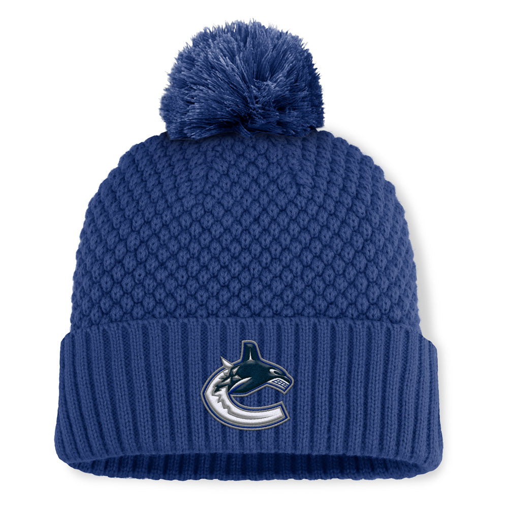 Fanatics Vancouver Canucks NHL Bubble Women's Blue Toque