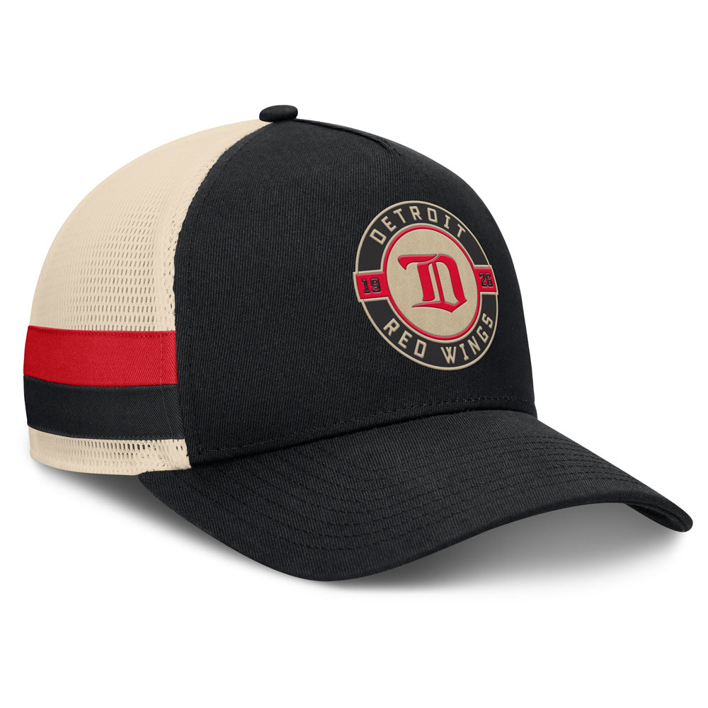 Detroit Red Wings Prestige A-Frame Hat Black
