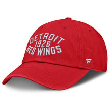 Fanatics Detroit Red Wings Archer Blue Unstructured Red Hat