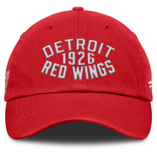 Fanatics Detroit Red Wings Archer Blue Unstructured Red Hat