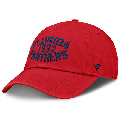 Fanatics Florida Panthers Archer Blue Unstructured Red Hat