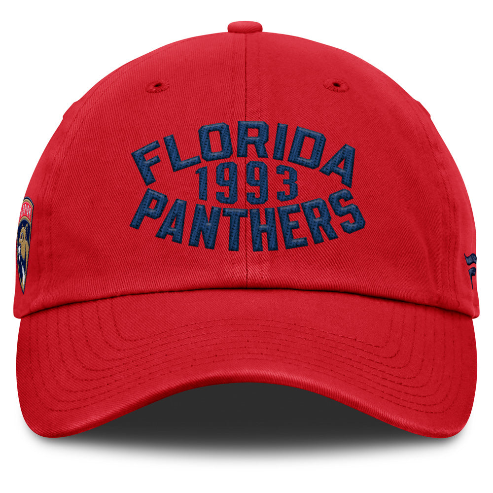 Fanatics Florida Panthers Archer Blue Unstructured Red Hat