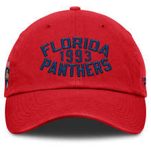 Fanatics Florida Panthers Archer Blue Unstructured Red Hat