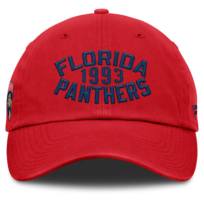 Fanatics Florida Panthers Archer Blue Unstructured Red Hat