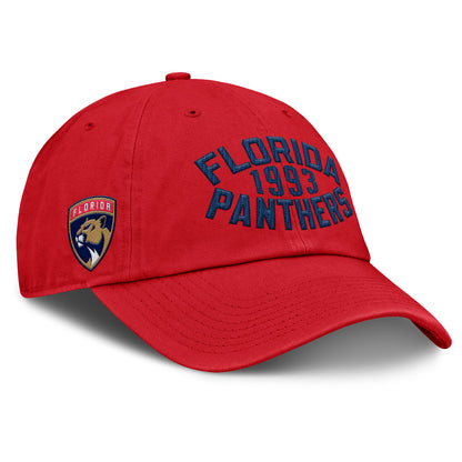Fanatics Florida Panthers Archer Blue Unstructured Red Hat