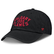 Fanatics Calgary Flames Archer Blue Unstructured Black Hat