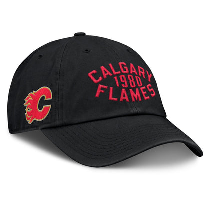 Fanatics Calgary Flames Archer Blue Unstructured Black Hat
