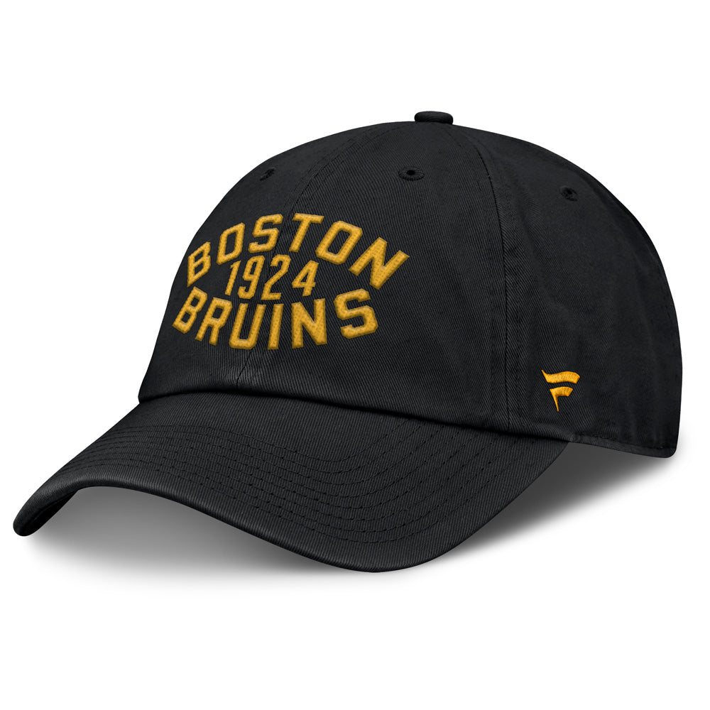 Fanatics Boston Bruins Archer Blue Unstructured Black Hat