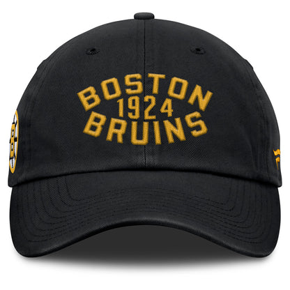 Fanatics Boston Bruins Archer Blue Unstructured Black Hat