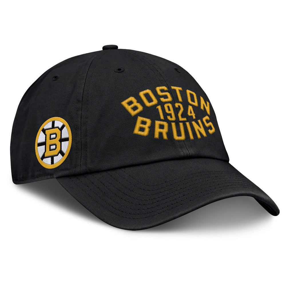 Fanatics Boston Bruins Archer Blue Unstructured Black Hat