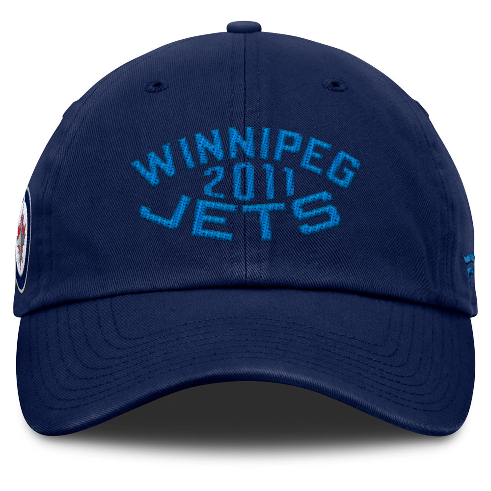 Fanatics Winnipeg Jets Archer Blue Unstructured Navy Hat
