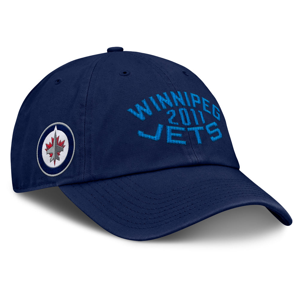 Fanatics Winnipeg Jets Archer Blue Unstructured Navy Hat