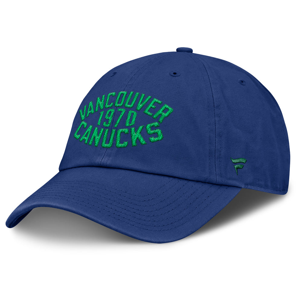 Fanatics Vancouver Canucks Archer Blue Unstructured Blue Hat