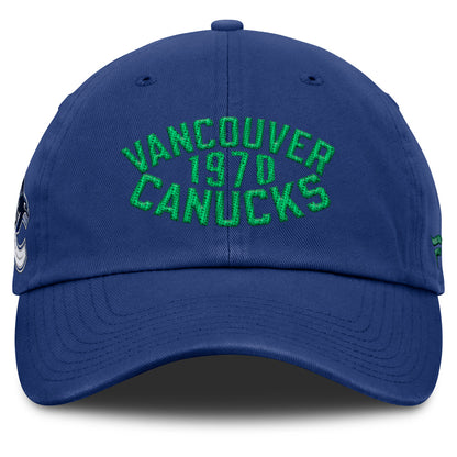 Fanatics Vancouver Canucks Archer Blue Unstructured Blue Hat
