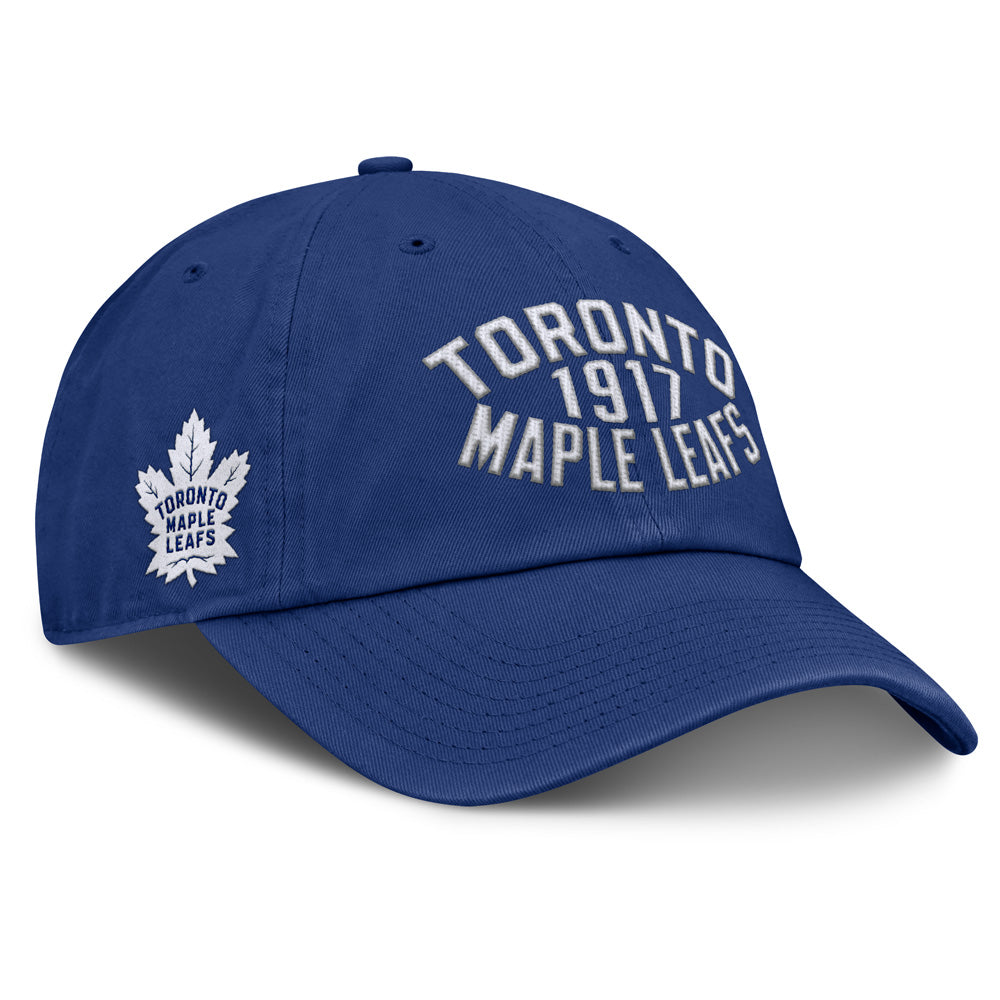 Fanatics Toronto Maple Leafs Archer Blue Unstructured Blue Hat