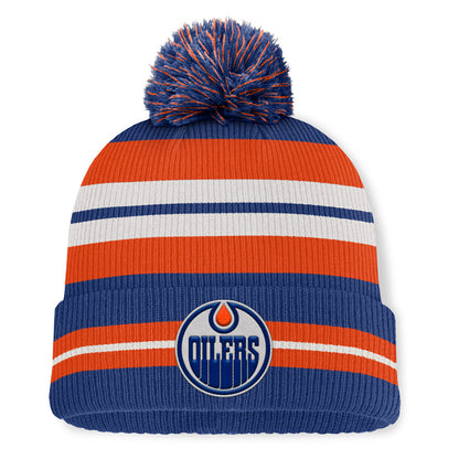 Fanatics Edmonton Oilers Decades Men's Blue Toque