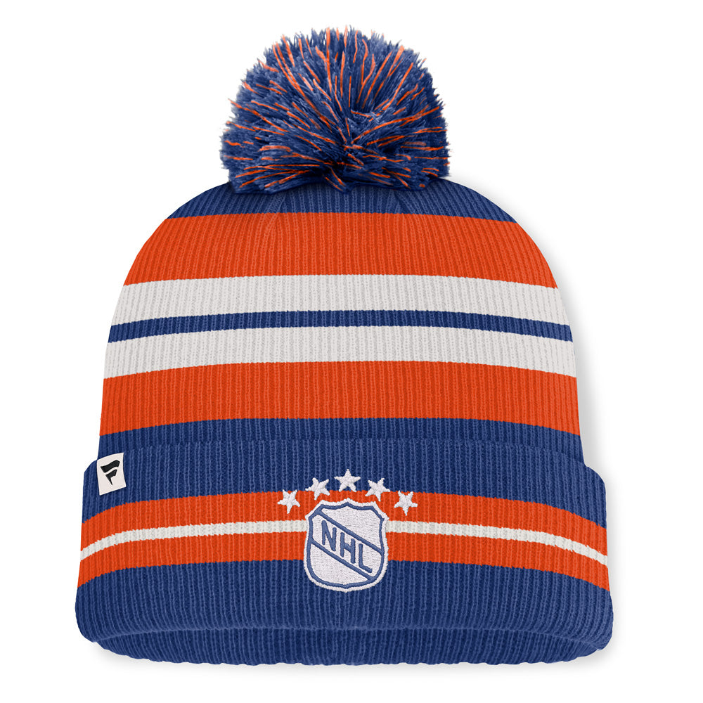 Fanatics Edmonton Oilers Decades Men's Blue Toque